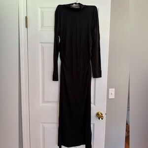 LOFT Classic Black Long Sleeve Dress